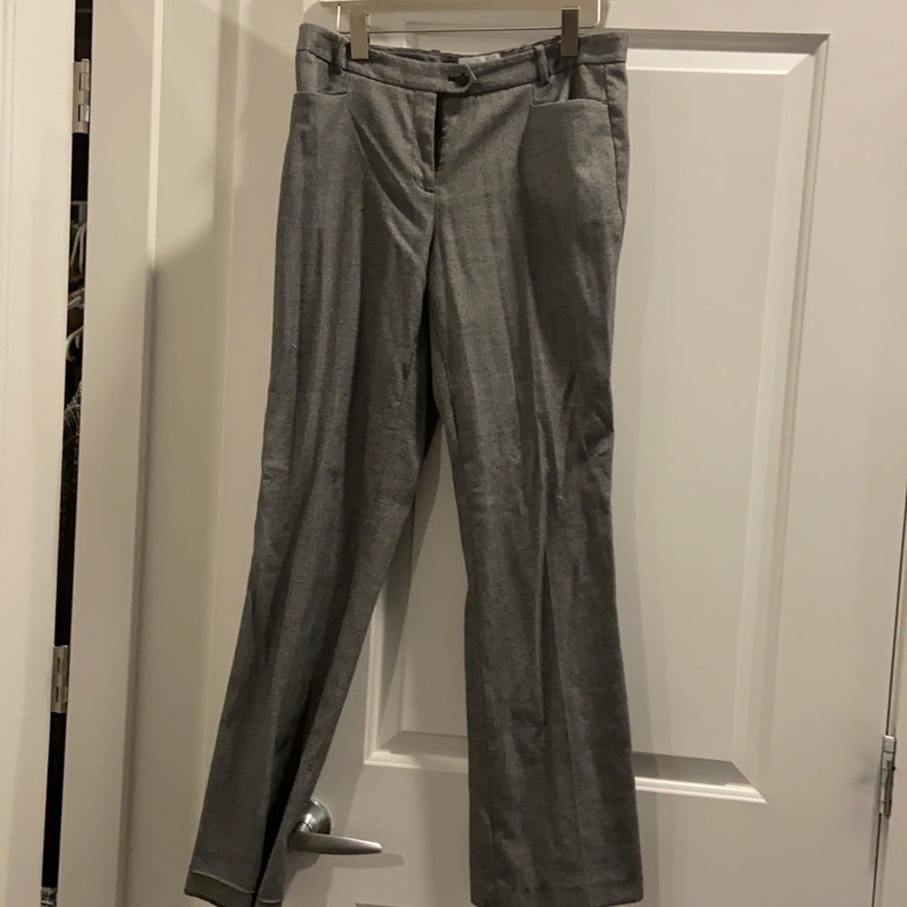 Black white pants